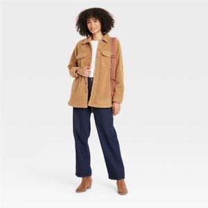 Women's button down shacket blazer universal thread ™ Clearance